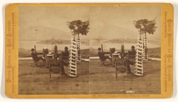 Eadweard J. Muybridge, Mount Tamalpais, from State Prison, San Quentin.