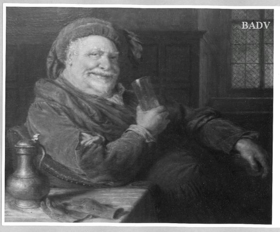 Eduard von Grützner, Falstaff beim Wein sitzend