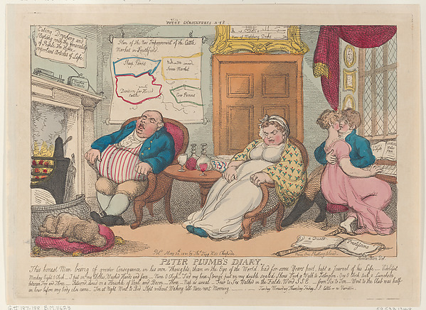 Thomas Rowlandson, Peter Plumb's Diary