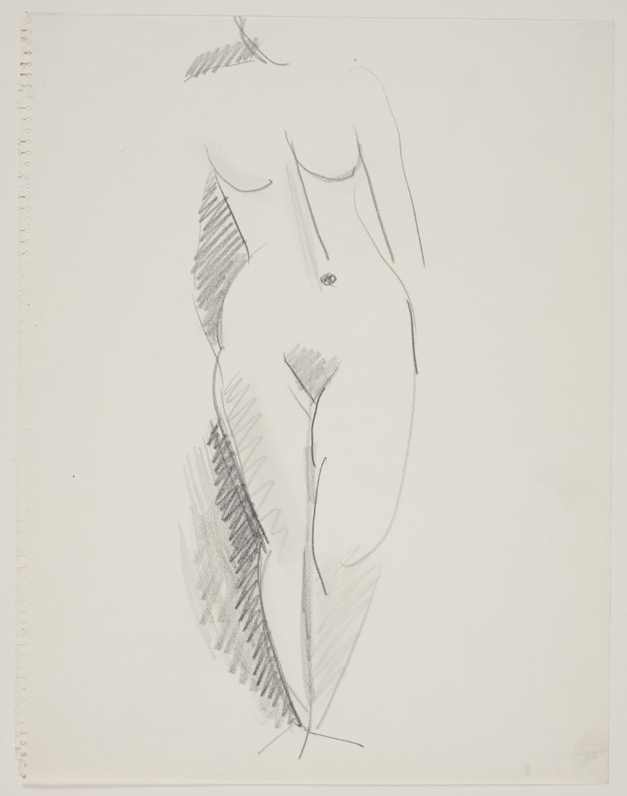 Vilhelm Lundstrøm, Stående kvindelig model
