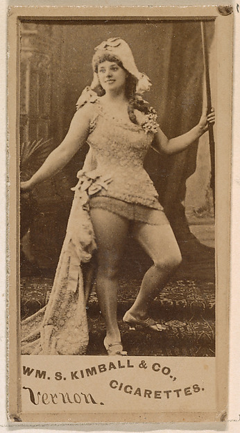 William S. Kimball & Company, Miss Vernon, from the Actresses series (N203) issued by Wm. S. Kimball & Co.