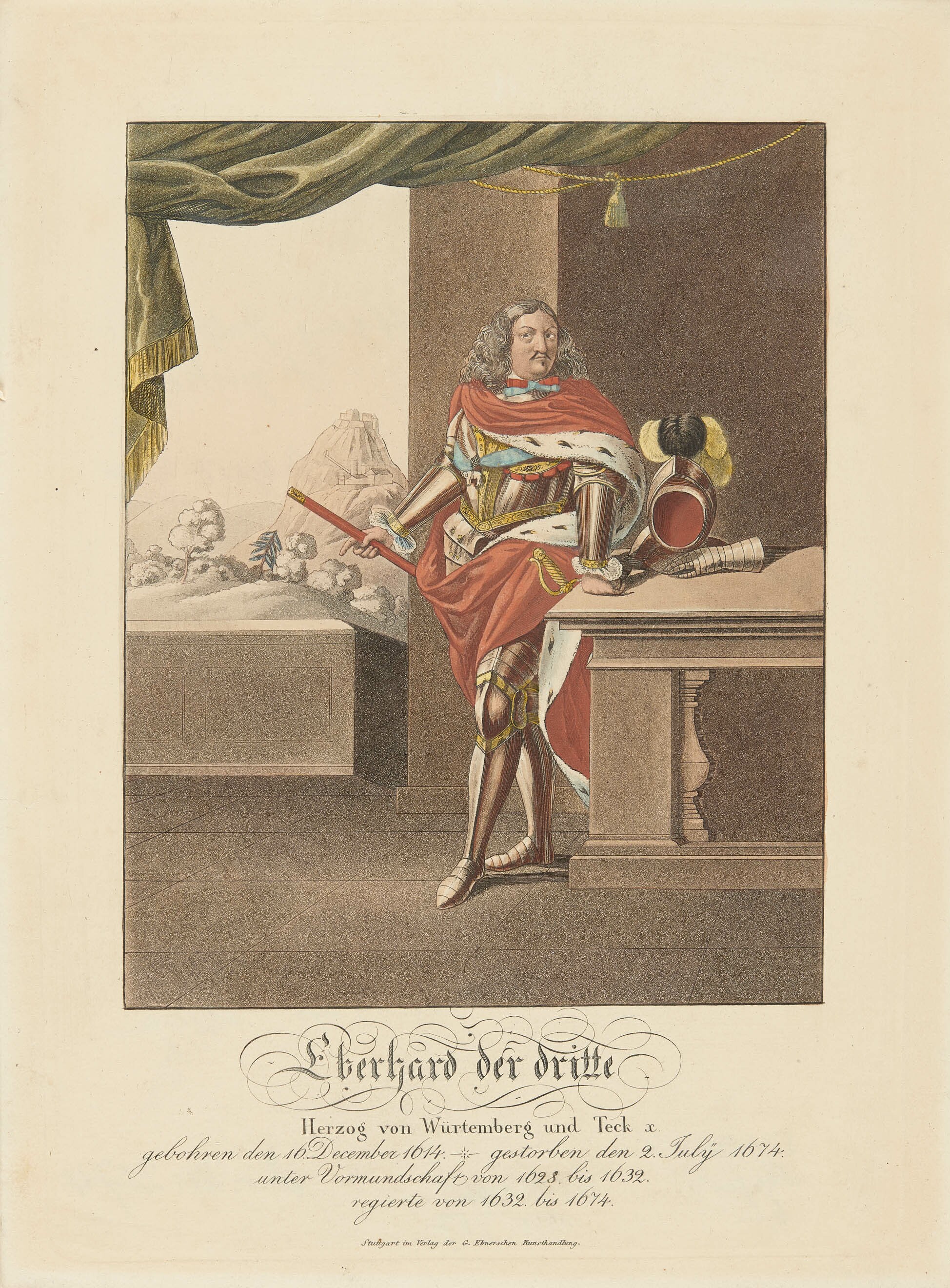 Georg Ebner, Bildnis Herzog Eberhard III. von Württemberg