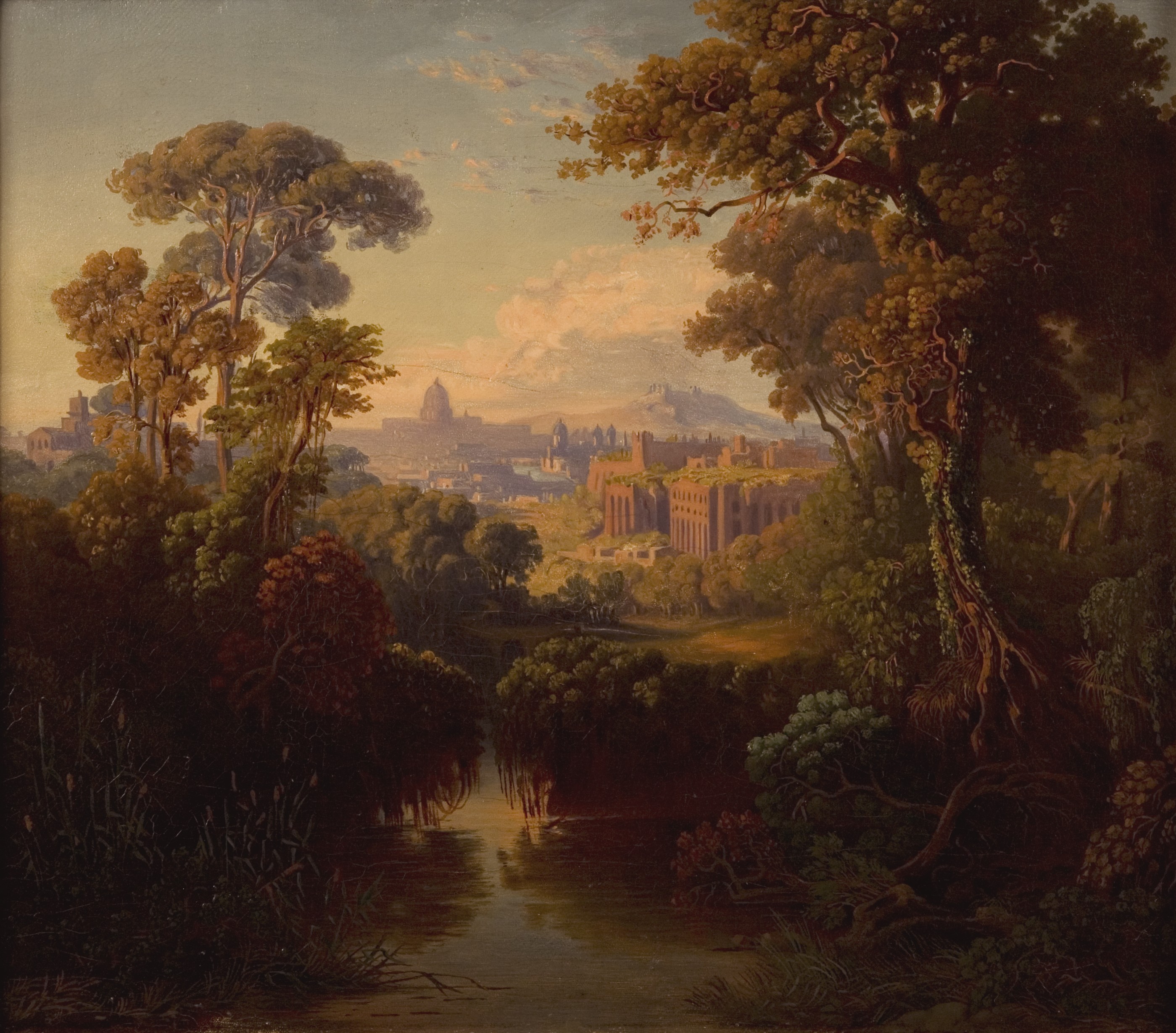 August Wilhelm Schirmer, Blick auf Rom