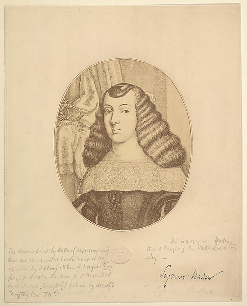Wenceslaus Hollar, Catherine, Princess of Portugal