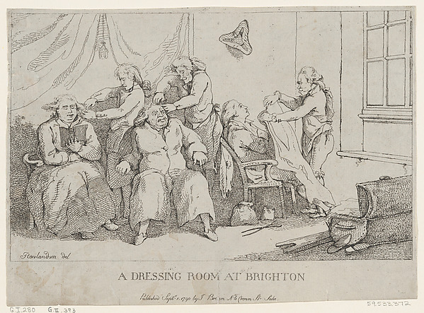 Thomas Rowlandson, A Dressing Room at Brighton