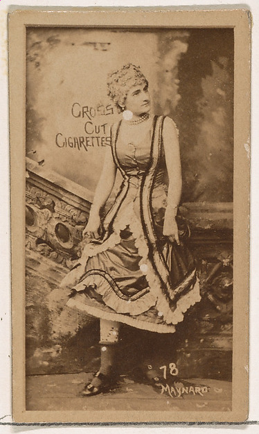 W. Duke, Sons & Co., Card Number 78, Maynard, from the Actors and Actresses series (N145-1) issued by Duke Sons & Co. to promote Cross Cut Cigarettes