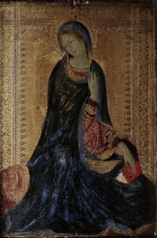 Simone Martini, Madonna from the Annunciation Scene
