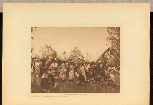 Edward S. Curtis, Deer Society, Animal Dance - Cheyenne