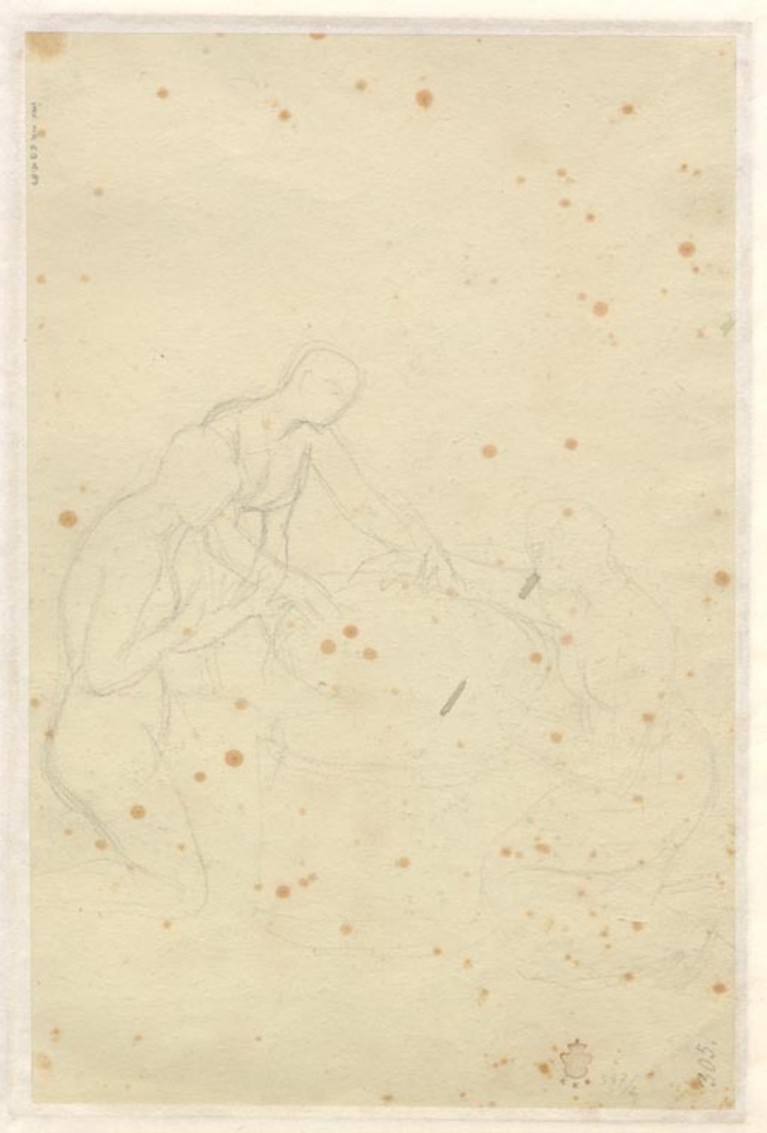 C.W. Eckersberg, Udkast til billede af Cekorps døtre.
