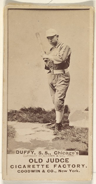 Goodwin & Company, Hugh Duffy, Shortstop, Chicago, from the Old Judge series (N172) for Old Judge Cigarettes