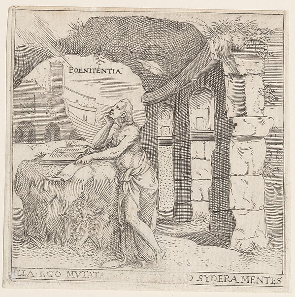 Enea Vico, Penitence (Poenitentia)