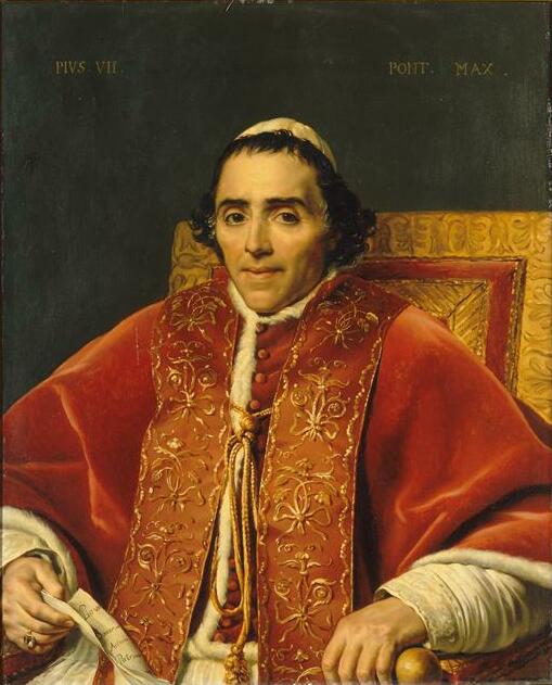 Jacques-Louis David, Portrait of Pope Pius VII