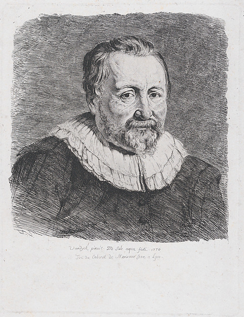 Jean Jacques de Boissieu, Portrait, after Van Dyck