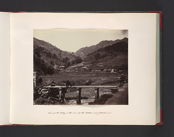 John Thomson, View up the Valley in the Rear of the Settlement, Yokohama