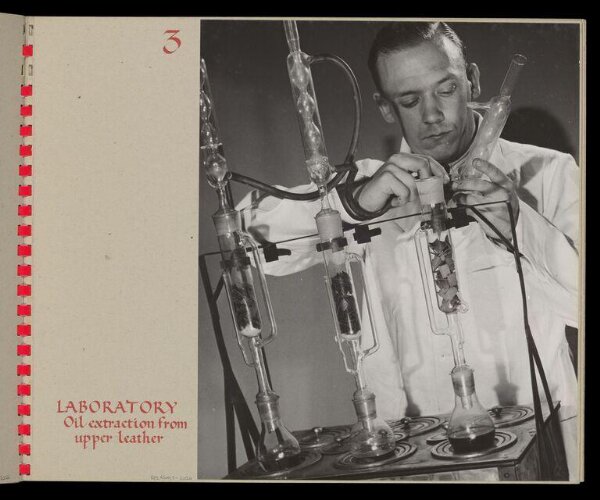 Hinde, John Wilfrid, Laboratory Oil Extraction from Upper Leather