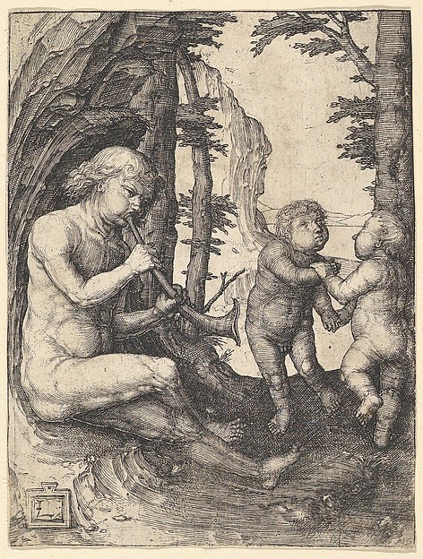 Lucas van Leyden, Boy with a Trumpet