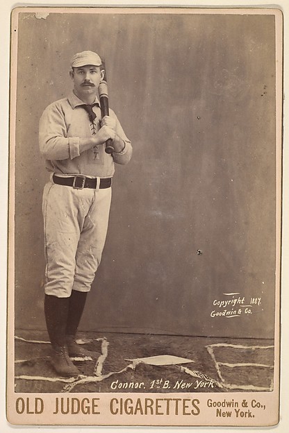 Goodwin & Company, Connor, 1st Base, New York, from the series Old Judge Cigarettes