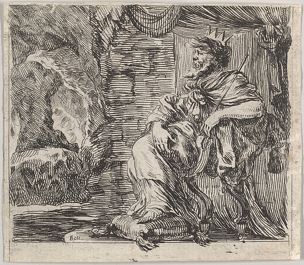 Stefano della Bella, Pluto, from "Game of Mythology" (Jeu de la Mythologie)