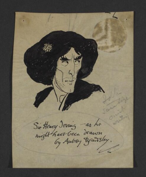 Unknown, Sir Henry Irving - as he might have been drawn by Audrey Beardsley