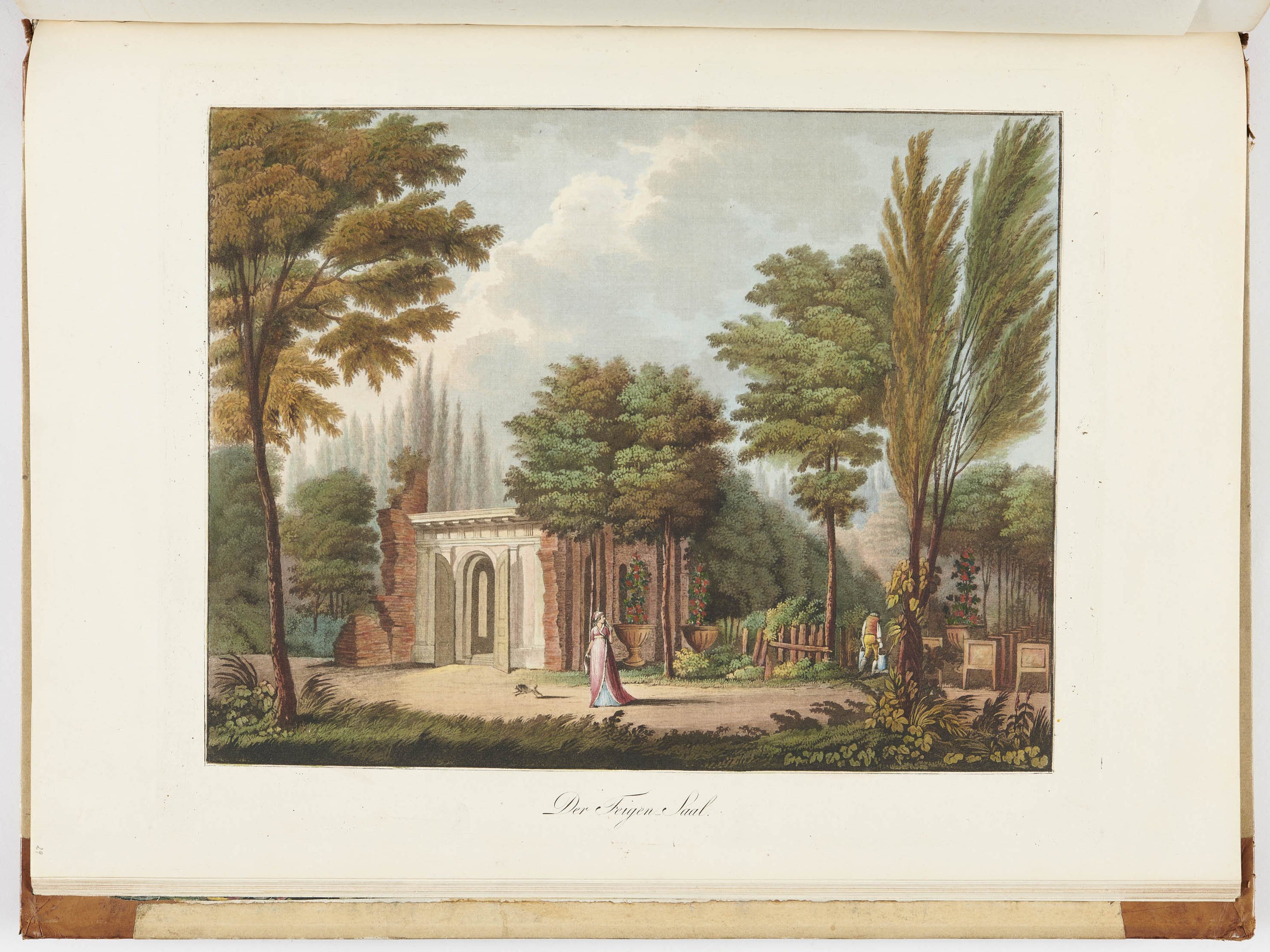 Johann Friedrich Frauenholz, "Der Feigen-Saal" in Hohenheim