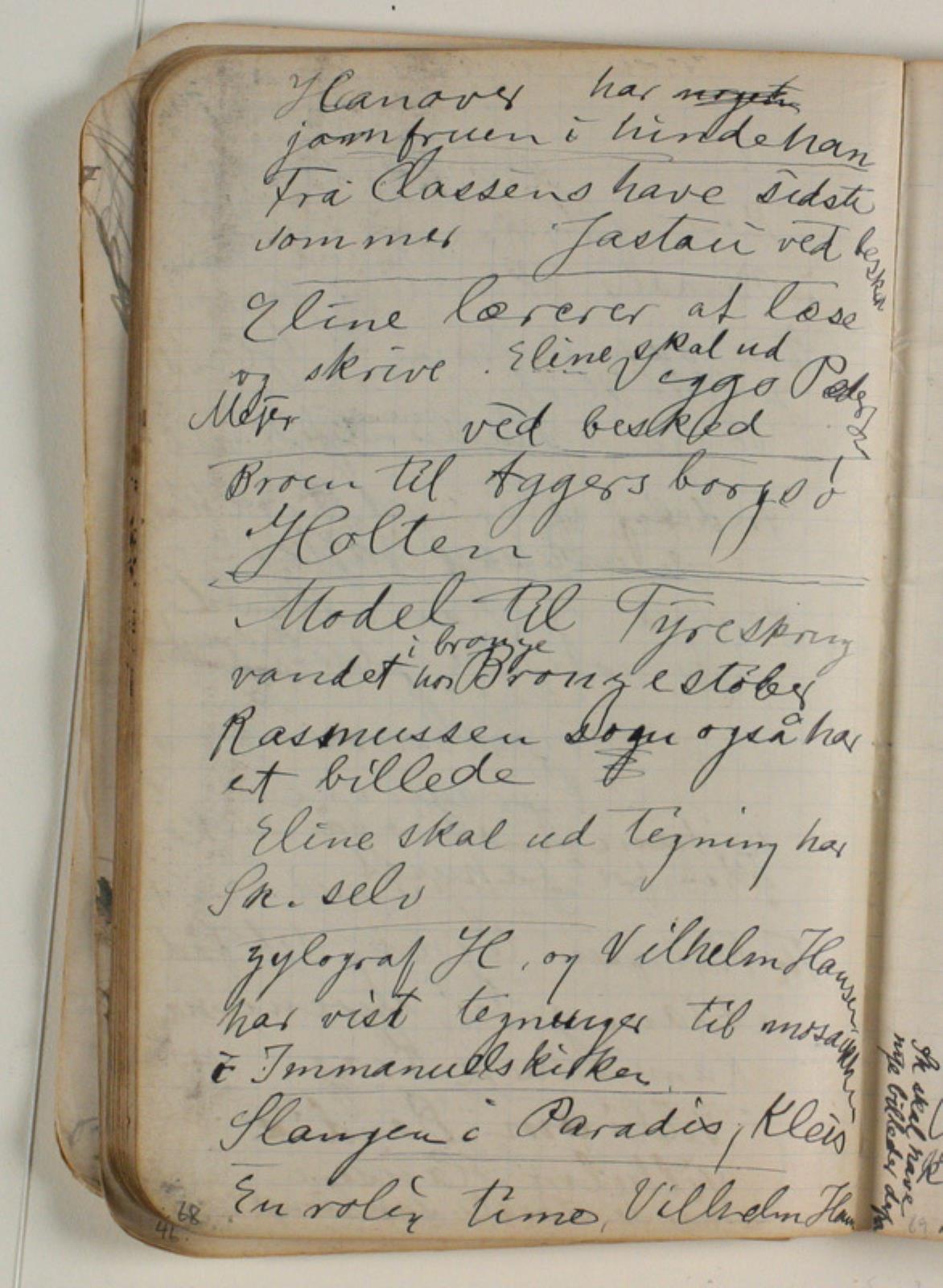 Niels Larsen Stevns, Fortegnelse over nogle af Joakim Skovgaards malerier med deres respektive ejere før 1908