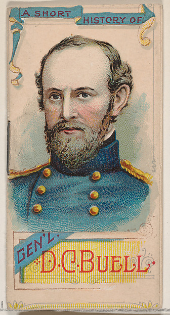 W. Duke, Sons & Co., A Short History of General Don Carlos Buell, from the Histories of Generals series of booklets (N78) for Duke brand cigarettes