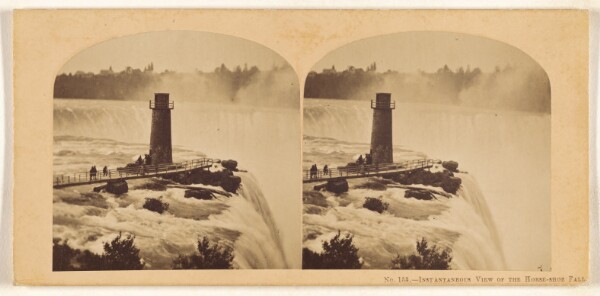 Unknown, Instantaneous View of the Horse-Fall, With the Terapin Tower and Bridge, Niagara.