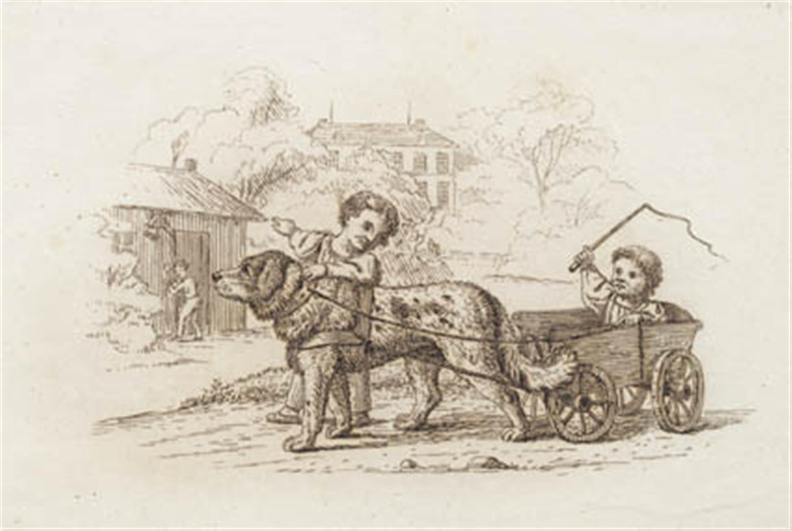 Martinus Rørbye, Illustration til "Halvhundrede Fabler for Børn" af Hey