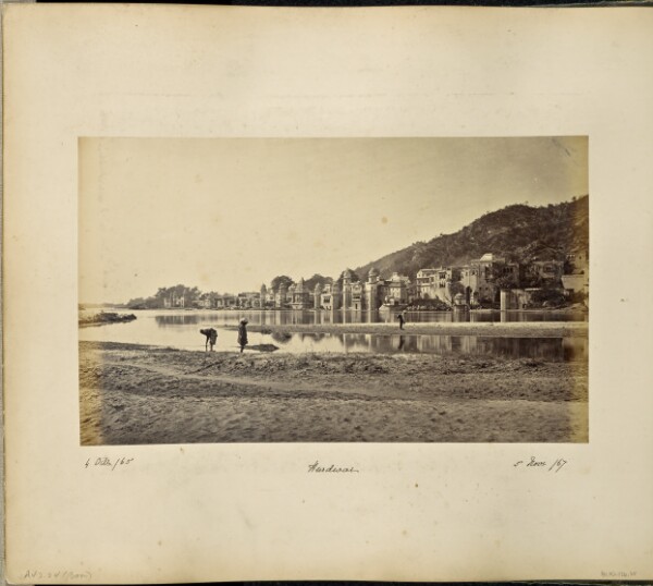 Samuel Bourne, Hurdwar, from the opposite bank of the Ganges