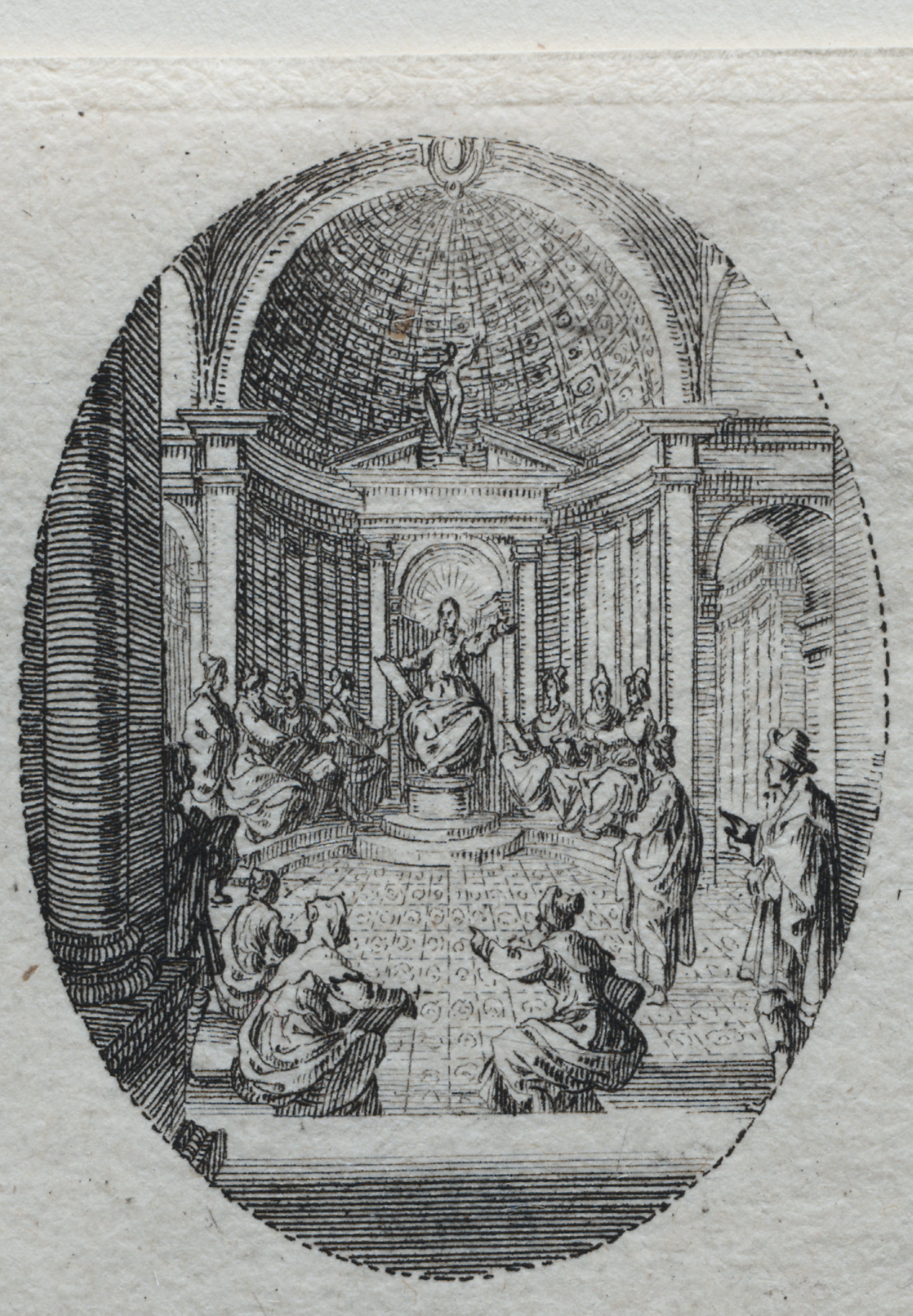 Jacques Callot, The Mysteries of the Passion:  Christ Disputing with the Doctors