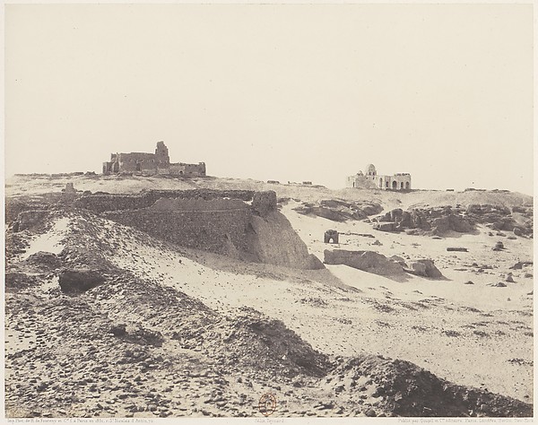 Félix Teynard, Assouan, Ruines de l'Ancienne Enciente Arabe, au Sud-Est de la Ville