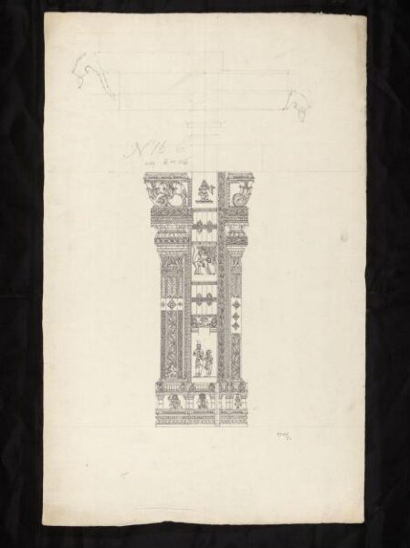 Unknown, Architectural drawing of Tirumala Nayak at Madura,