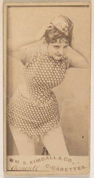 William S. Kimball & Company, Miss Clementi, from the Actresses series (N203) issued by Wm. S. Kimball & Co.