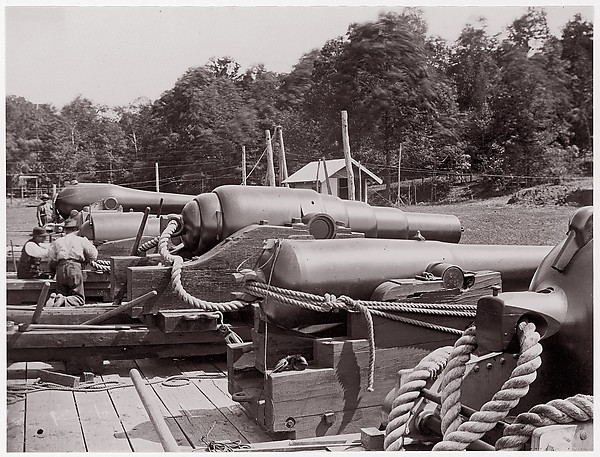Unknown, Land Battery of Naval Guns