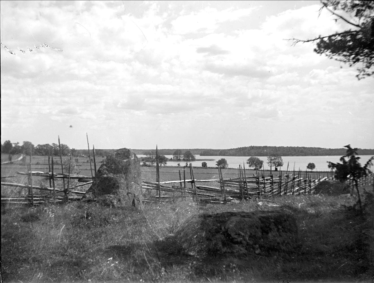 August Fredrik Schagerström, Landscape view with Lake Valloxen at Vallox-Säby, Östuna parish, Uppland 1931