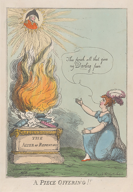 Thomas Rowlandson, A Piece Offering!! Memoirs, Life, Letters &c. of M. A. Clarke