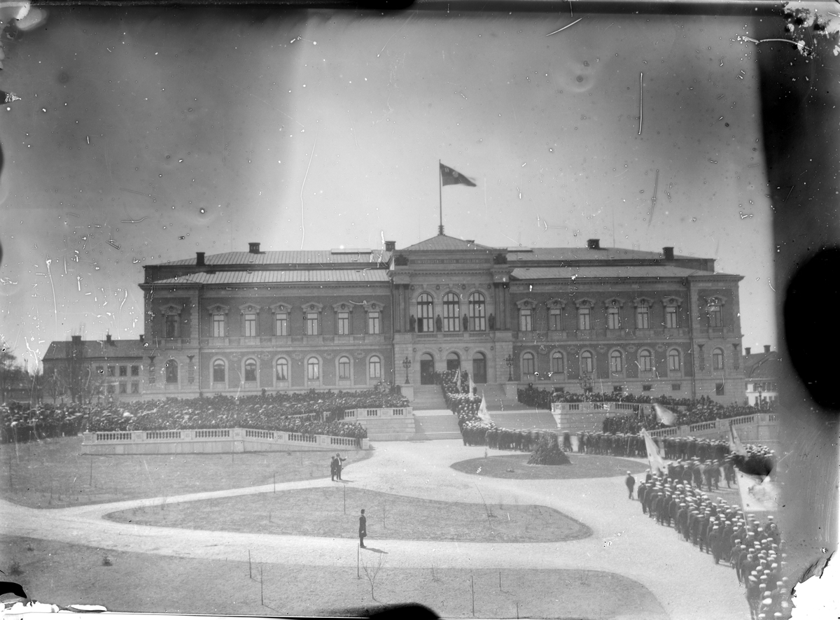 Henri Osti's Fotografiateliér, Universitetshuset invigs, Uppsala 1887