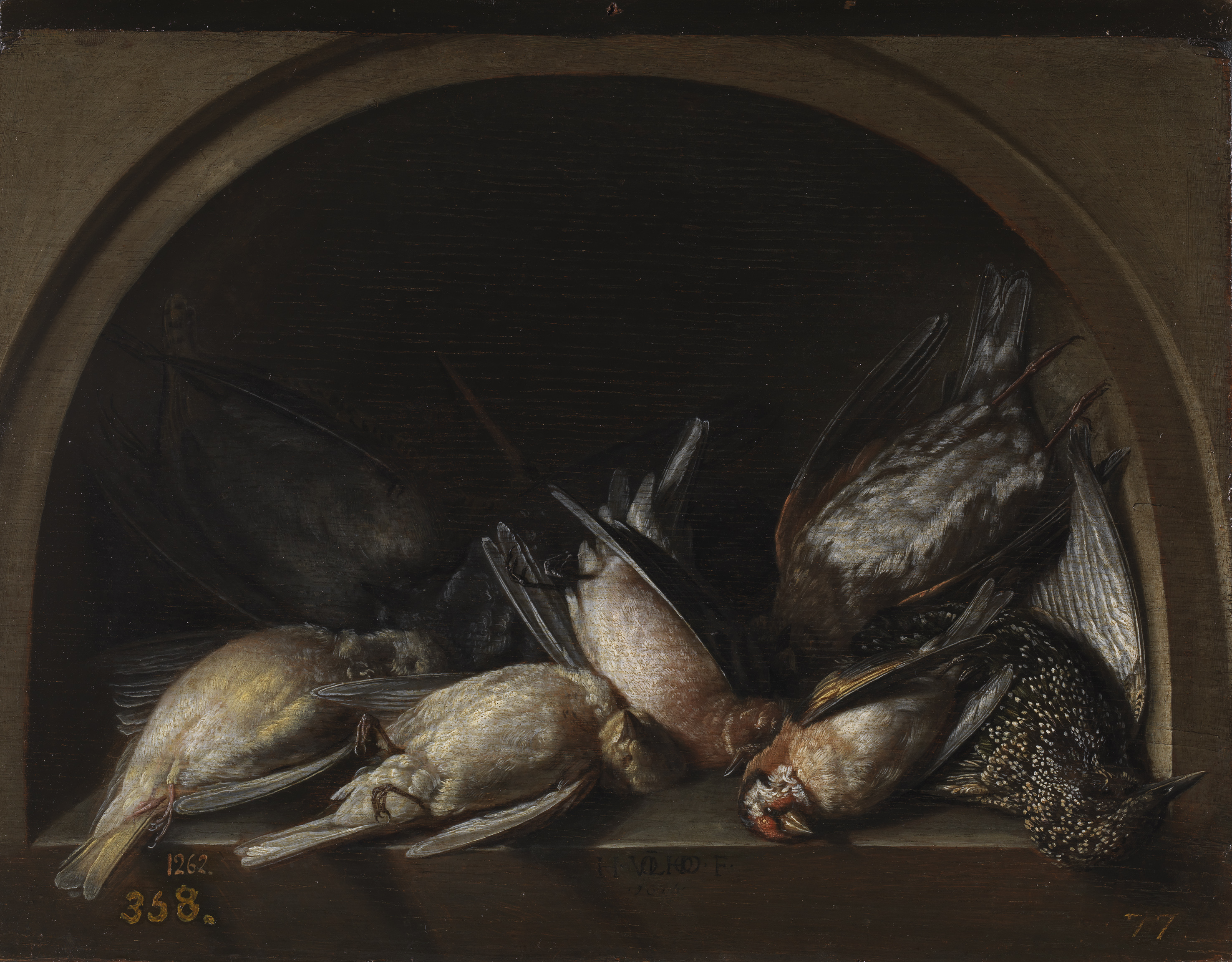 Herman van Vollenhoven, Still Life with Game Fowl