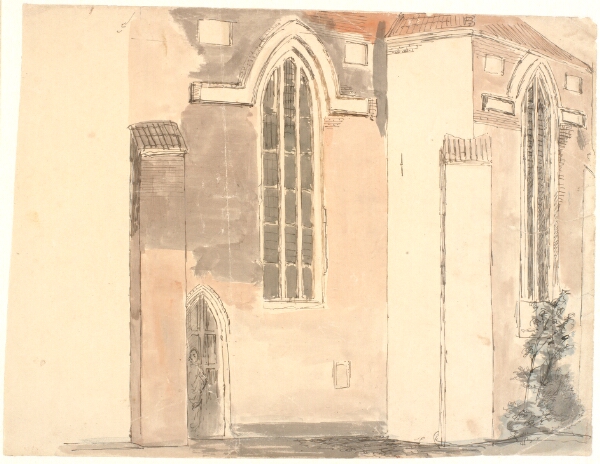Dankvart Dreyer, Parti af St. Hans' kirke i Odense