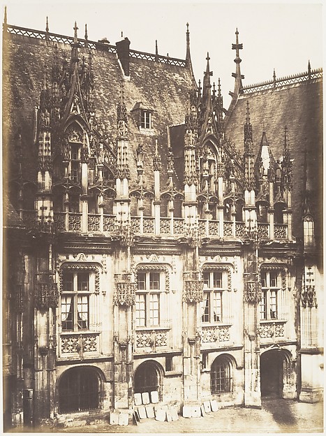 Edmond Bacot, Fragment du Palais de Justice, Rouen