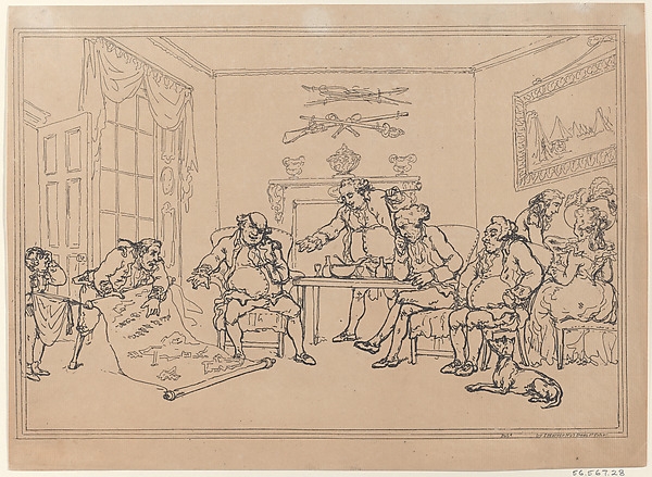 Thomas Rowlandson, Army