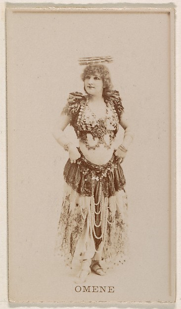 Kinney Brothers Tobacco Company, Omene, from the Actresses series (N245) issued by Kinney Brothers to promote Sweet Caporal Cigarettes