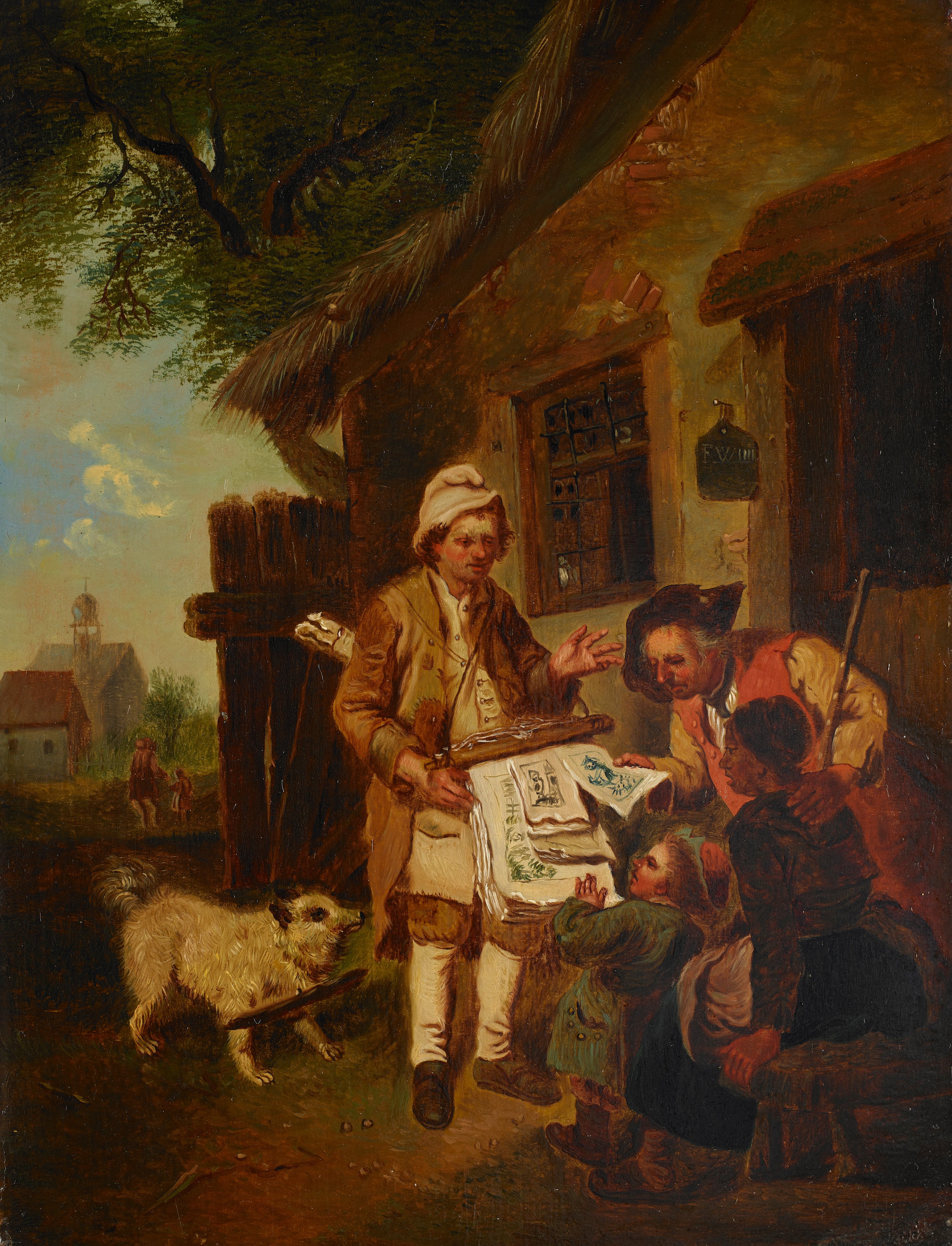 Johann Conrad Seekatz, Graphikverkäufer