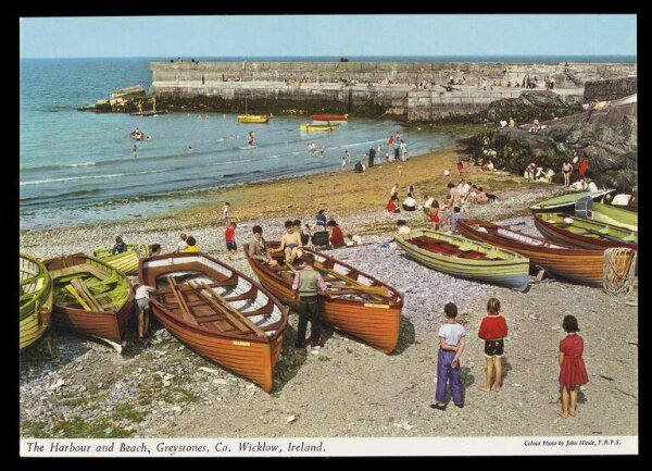 Hinde, John Wilfrid, The Harbour and Beach, Greystones, Co. Wicklow, Ireland