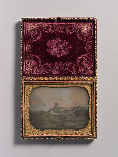 Unknown, [Mill or Warehouse with Vertical Clapboard Siding]
