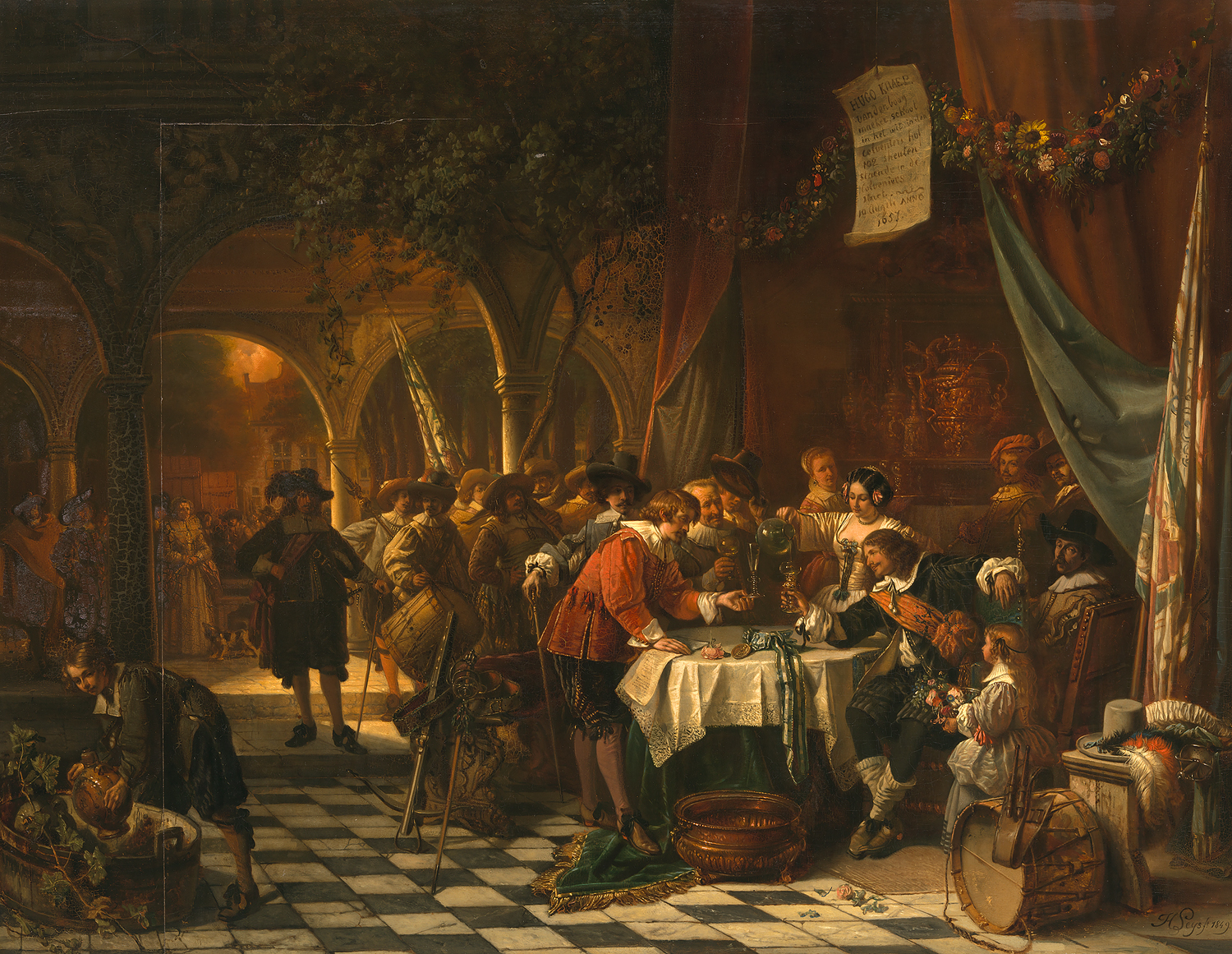 Jan August Hendrik Leys, De schutterskoning