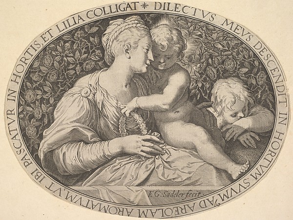 Aegidius Sadeler II, Madonna and Child
