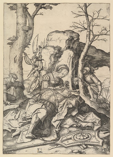 Lucas van Leyden, Samson and Delilah