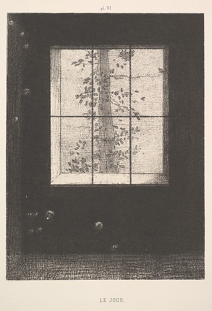 Odilon Redon, Day (Le Jour), from the series, Dreams (Songes), plate VI