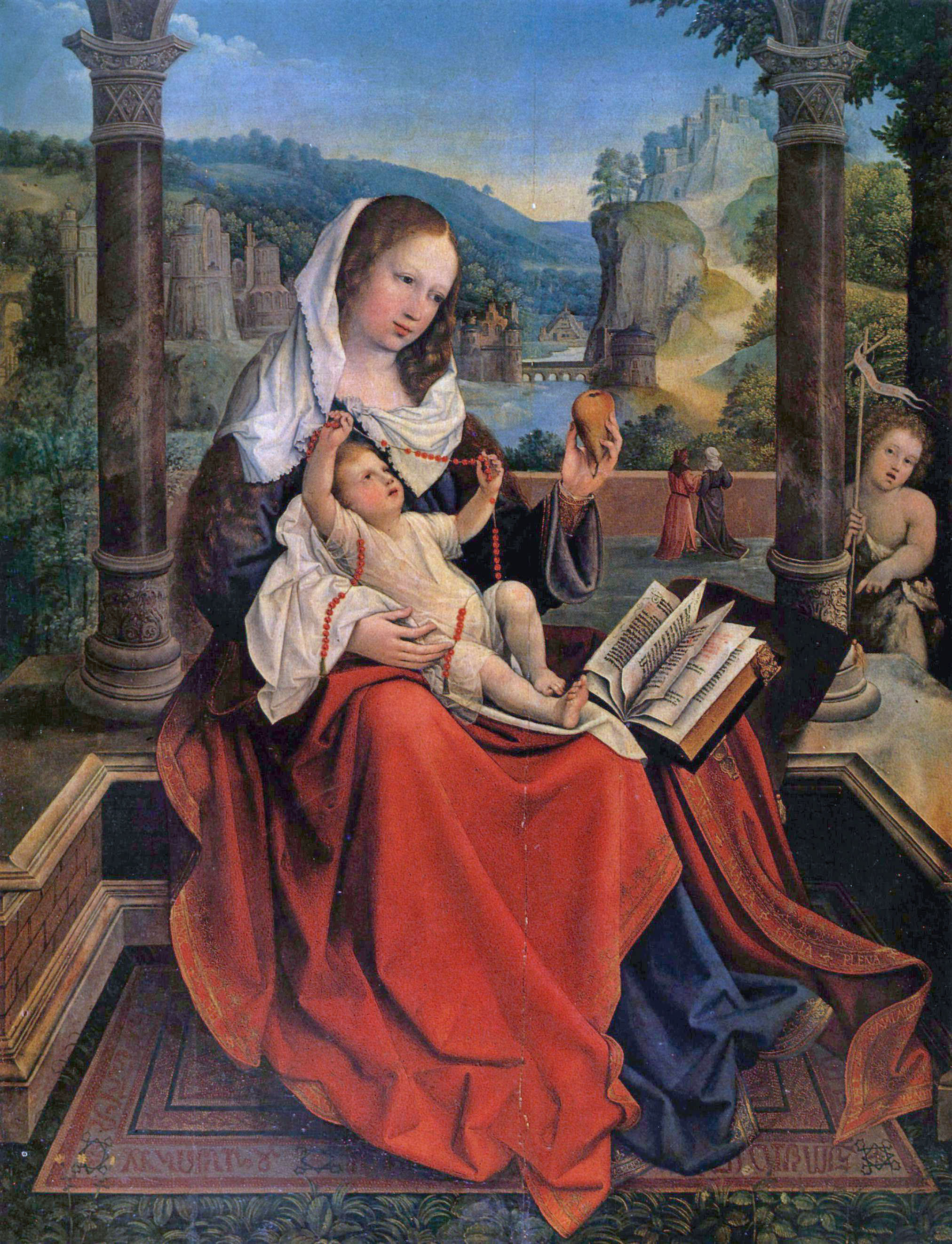 Bernard van Orley, The Virgin and Child with the Infant Saint John the Baptist